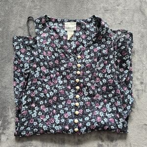 Vintage Fashion Bug Tank Mini Dress With Lace Up Back Pearl Buttons Size 7